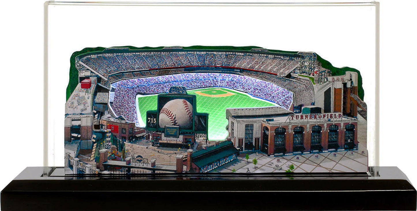 Atlanta Braves Fulton County Stadium - MLB Stadium Replica with LEDs