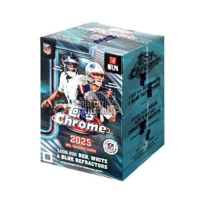 2025 Topps Chrome Football Blaster Box