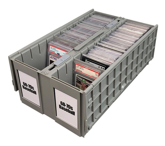2-Row Graded Card Bin (Plastic)