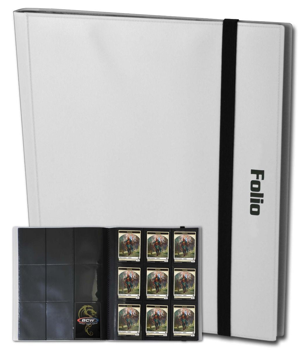 BCW Pro-Folio 9 Pocket - White