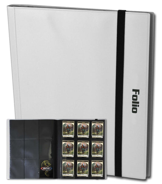 BCW Pro-Folio 9 Pocket - White