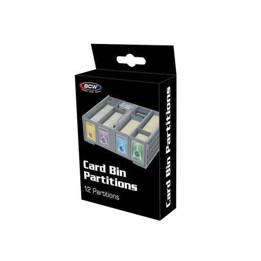 Collectible Card Bin Partitions 12ct BCW