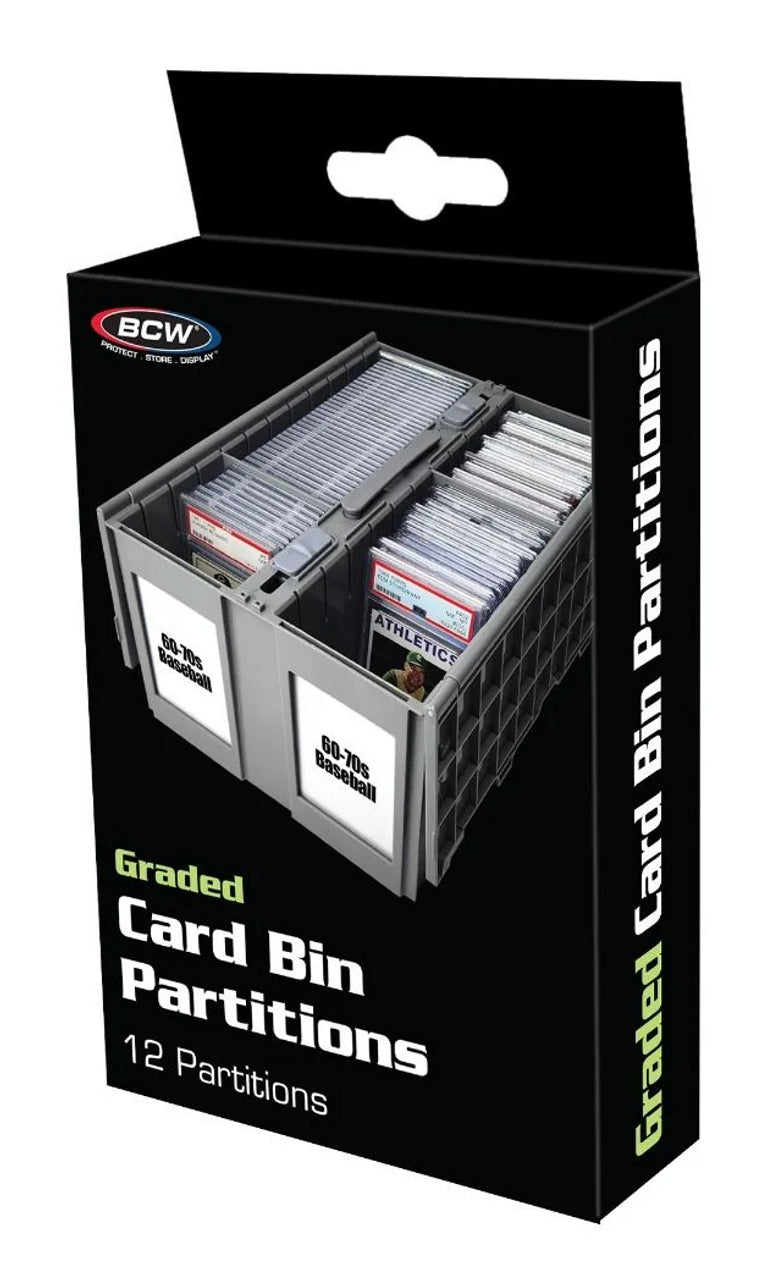 Graded Card Bin Partitions 12ct BCW