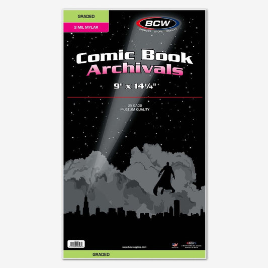 BCW Graded Comic Mylar Archivals (qty 25)