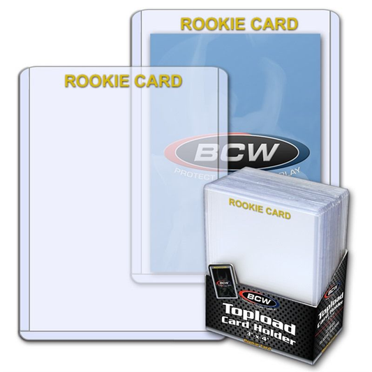 Rookie-Gold Top Loader 25ct Pack BCW 1-TLCH-RG
