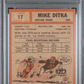 1962 Topps Mike Ditka VG PSA 3