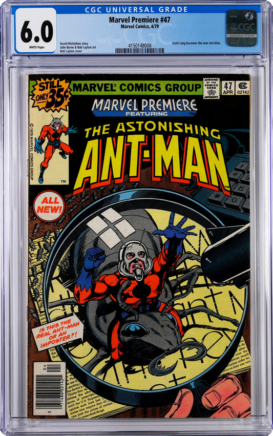 Marvel Premiere #47 4/79 Marvel Comics CGC 6.0 WHITE *1st App. Ant Man*