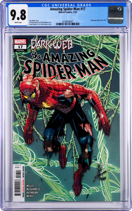 Amazing Spider-Man #17 3/23 CGC 9.8 NM/M+ White Pages