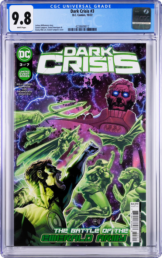 Dark Crisis #3 D.C. Comics 10/22 Graded CGC 9.8