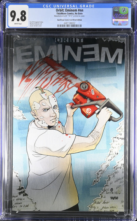Orbit: Eminem Tidalwave Comics CGC 9.8 San Diego Comic-Con Metal Edition