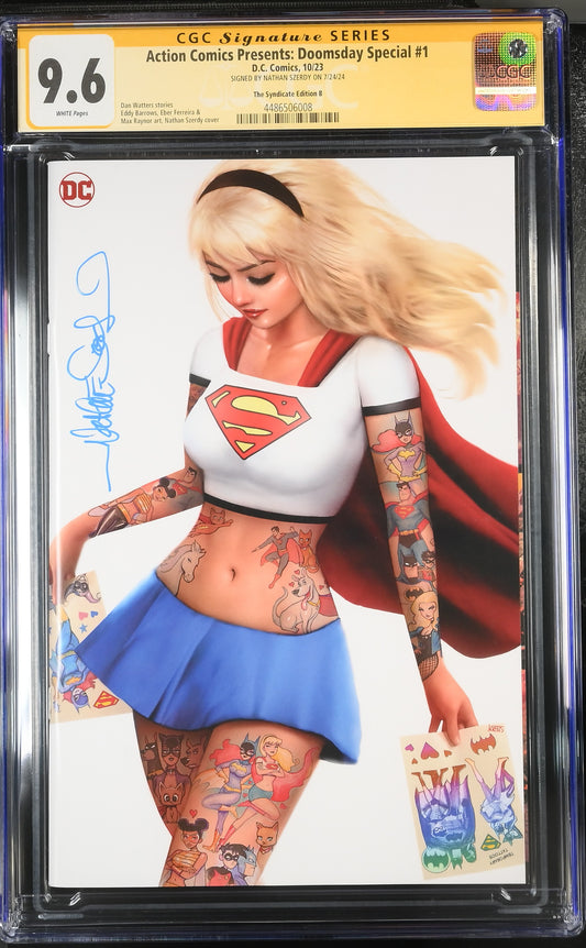 Action Comics Presents: Doomsday Special #1 D.C. Comics 10/23 CGC 9.6 Nathan Czerdy Auto