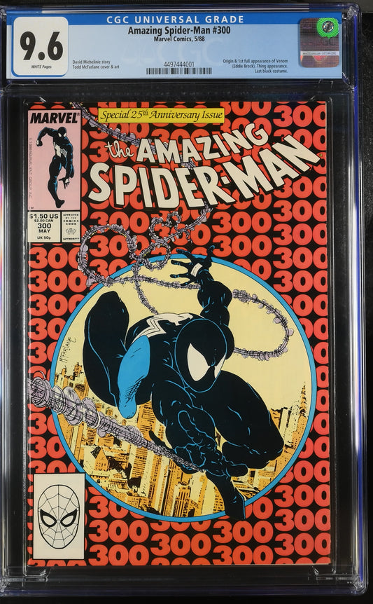 Amazing Spider-Man #300 Marvel Comics 5/88 CGC 9.6 *1st Venom*