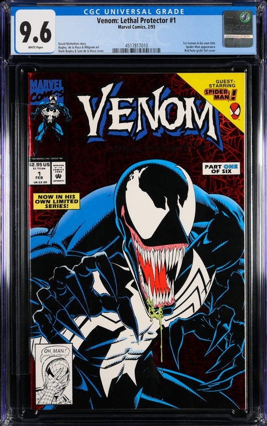 Venom: Lethal Protector 1 2/93 Marvel Comics CGC 9.6