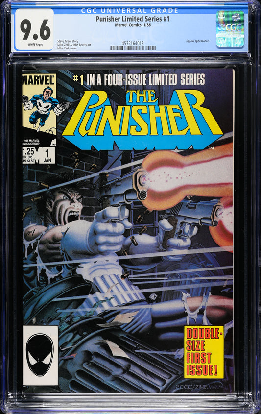 Punisher Limited Series #1 1/86 Marvel CGC 9.6