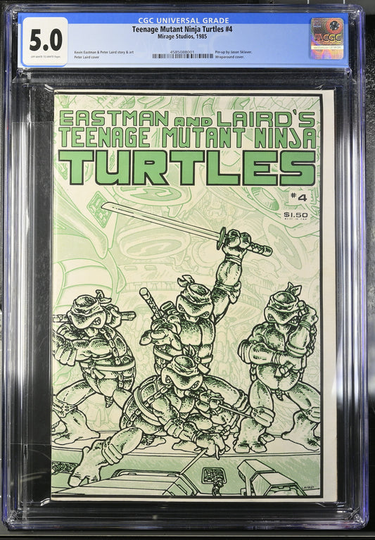 Teenage Mutant Ninja Turtles #4 Mirage Studios 1985 CGC 5.0