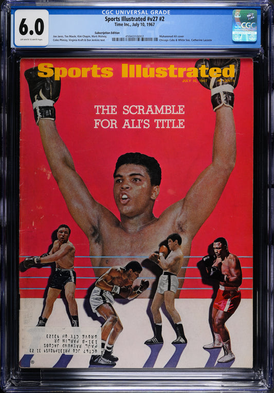 Sports Illustrated v27 #2 July 10, 1967 Time Inc. CGC 6.0 Muhammad Ali
