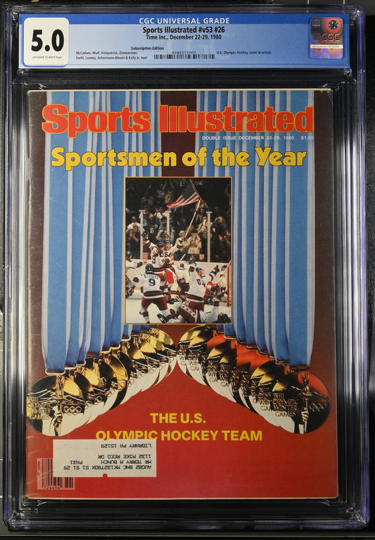 Sports Illustrated v53 #26 December 22-29, 1980 Time Inc. CGC 4.5