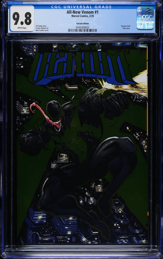 All-New Venom #1 Marvel Comics 2/25 CGC 9.8 Foil Variant