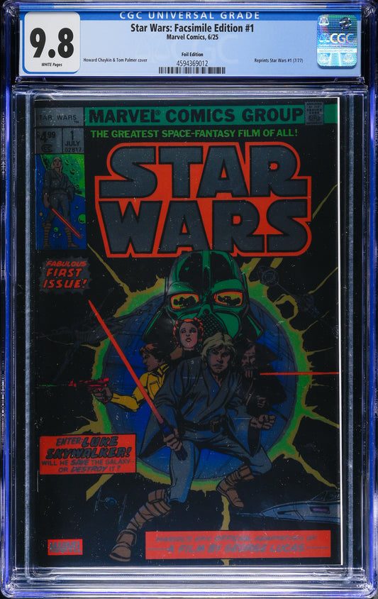 Star Wars: Facsimile Edition #1 Marvel Comics 6/25 Foil Edition (012)