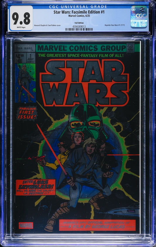 Star Wars: Facsimile Edition #1 Marvel Comics 6/25 Foil Edition (013)