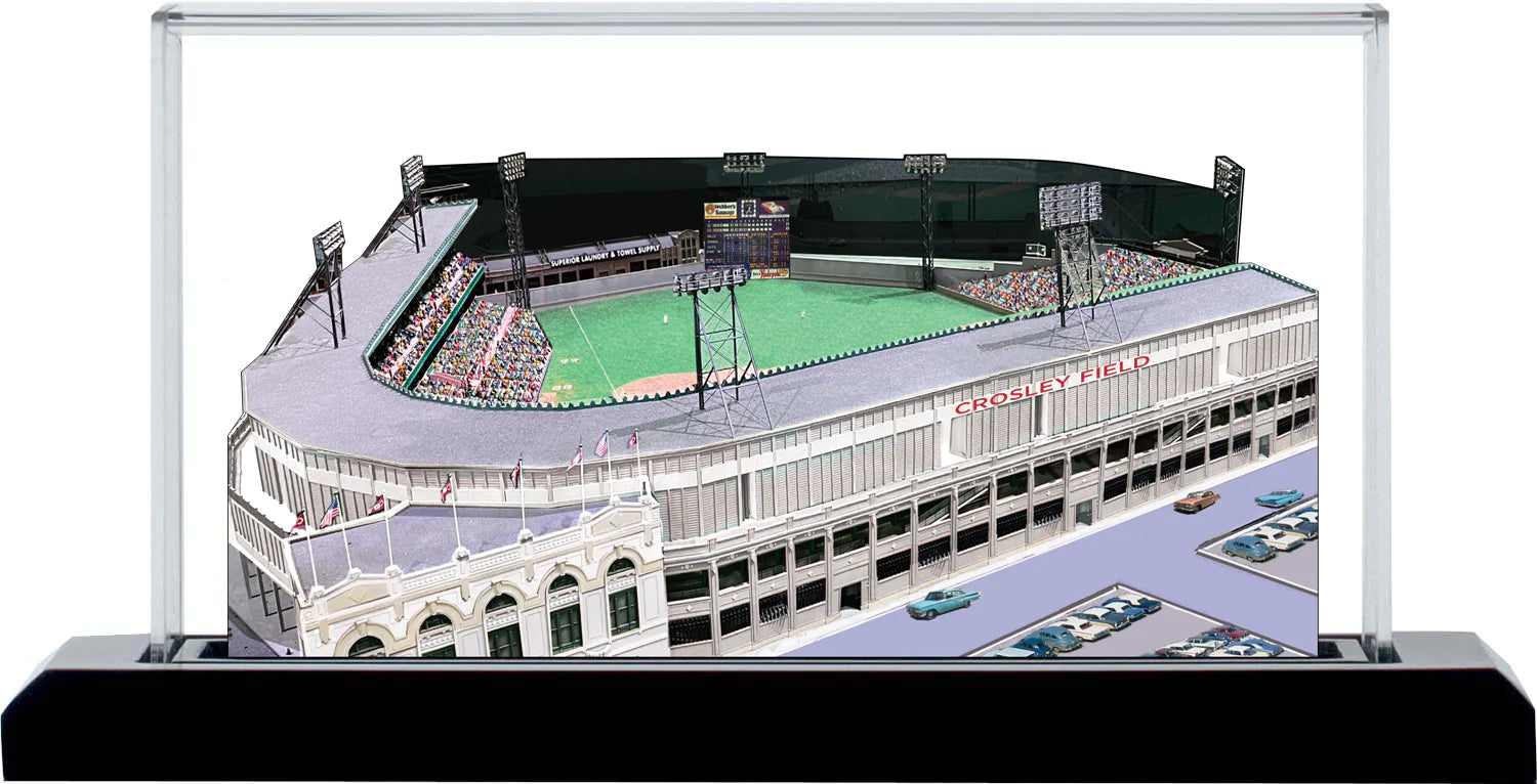 Cincinnati Reds - Crosley Field - MLB Stadium Replica with LEDs ...