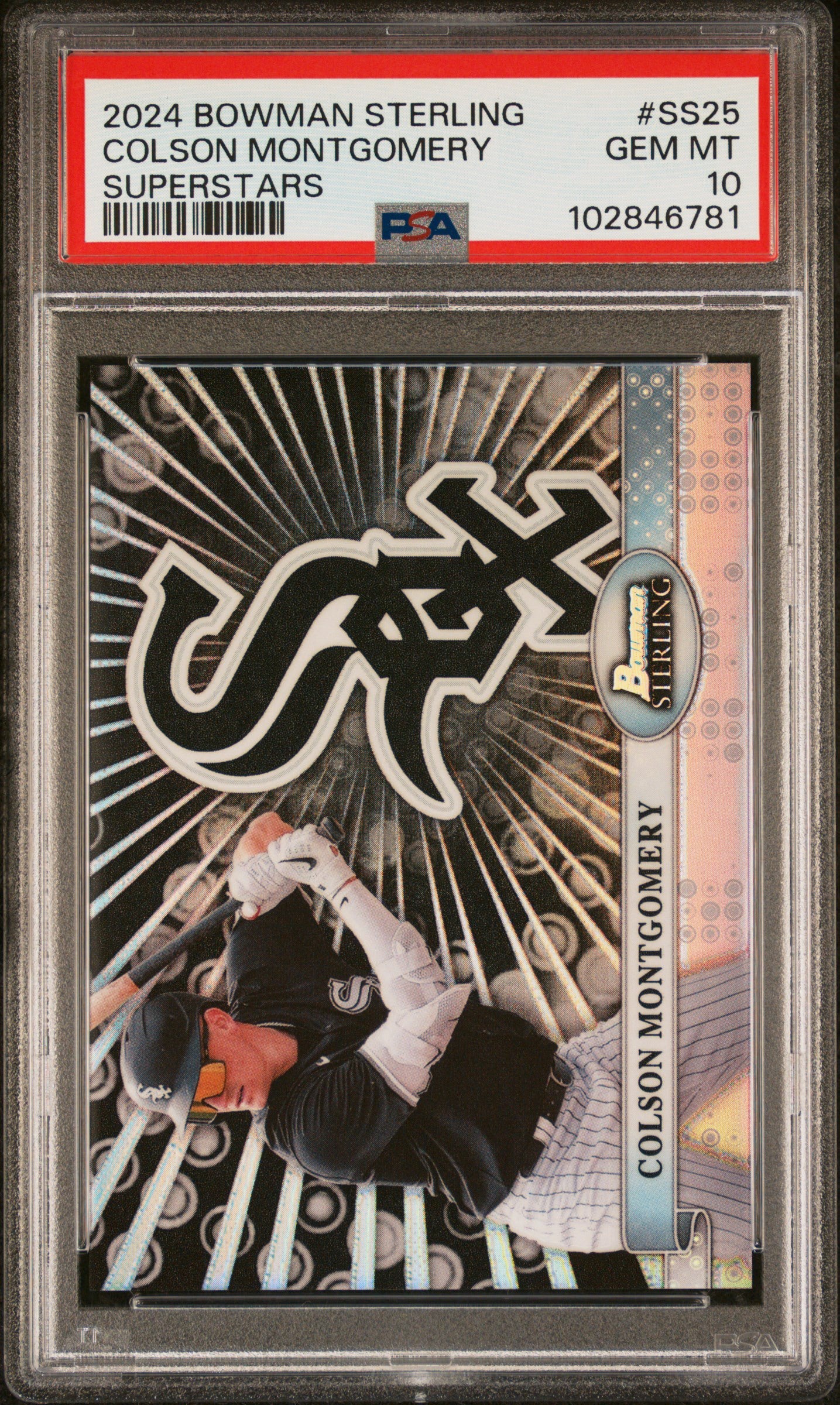 2024 Bowman Sterling #SS25 Colson Montgomery Superstars PSA 10