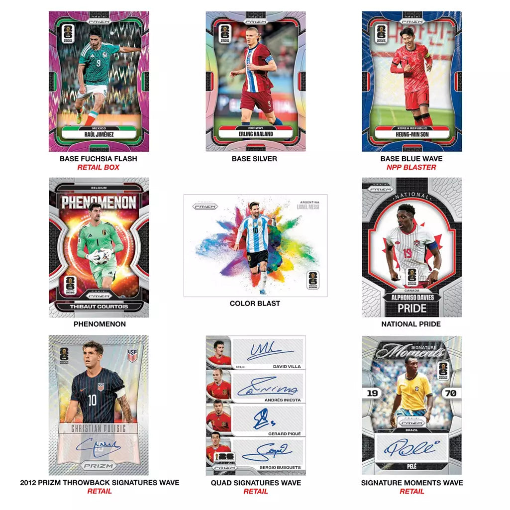 2026 Panini PRIZM FIFA World Cup Mega Box