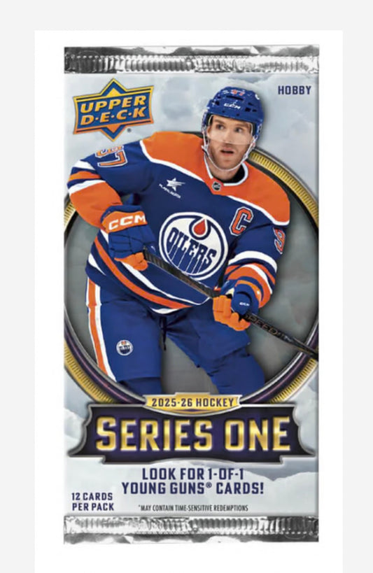 2025-26 Upper Deck Hockey Series 1 Hobby Pack