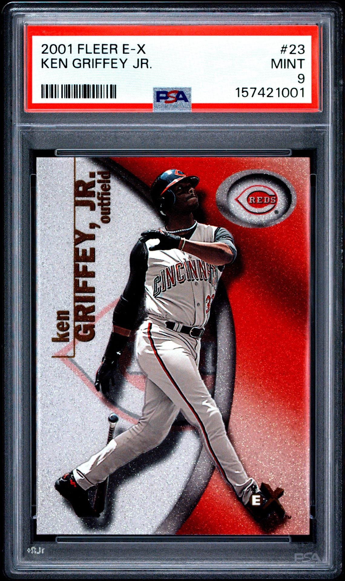 2001 Fleer E-X #23 Ken Griffey JR. PSA 9 (1001)