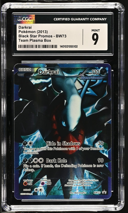 2013 Pokemon Team Plasma #BW73 Darkrai Black Star Promo CGC 9