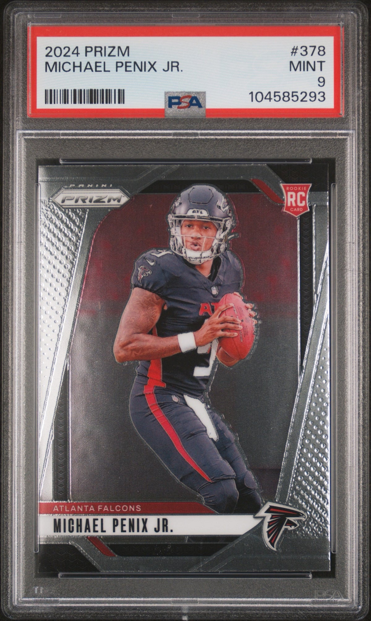 2024 Prizm #378 Michael Penix Jr. RC PSA 9