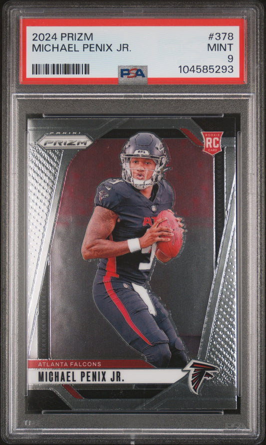 2024 Prizm #378 Michael Penix Jr. RC PSA 9