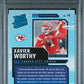 2024 Donruss Rated Rookies #14 Retro Xavier Worthy RC PSA 9