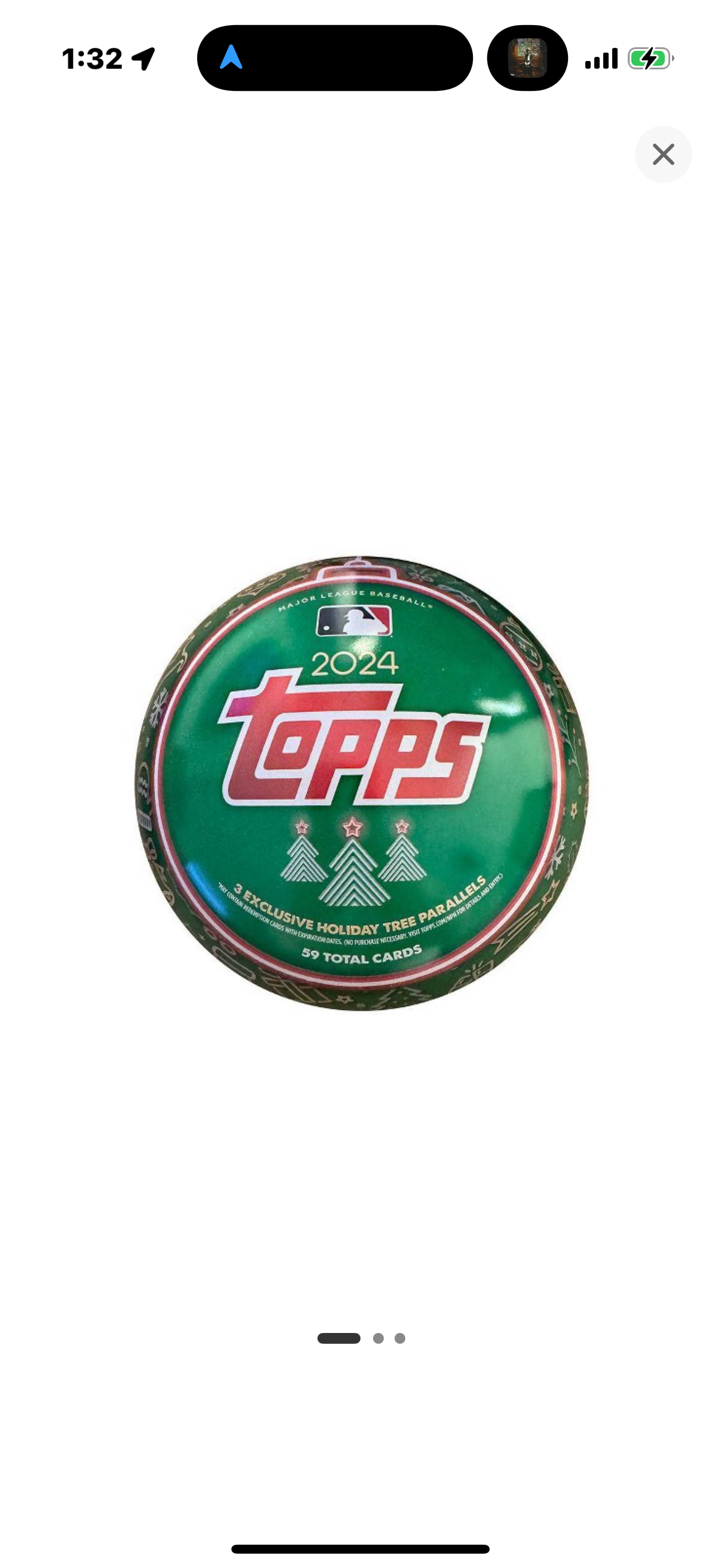 2024 Topps Baseball Holiday Tin