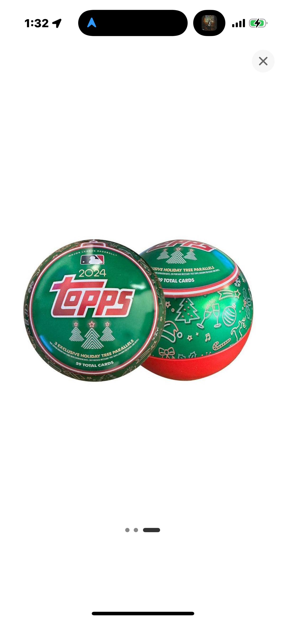 2024 Topps Baseball Holiday Tin