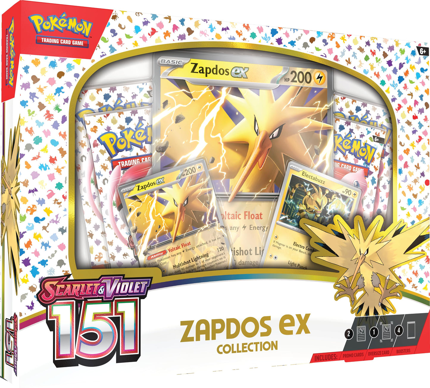 2023 Pokemon SV 151 Zapdos ex Box