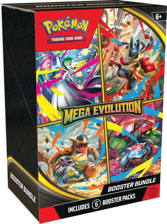 2025 Pokemon Mega Evolution Booster Bundle - ME01: Mega Evolution (MEG)