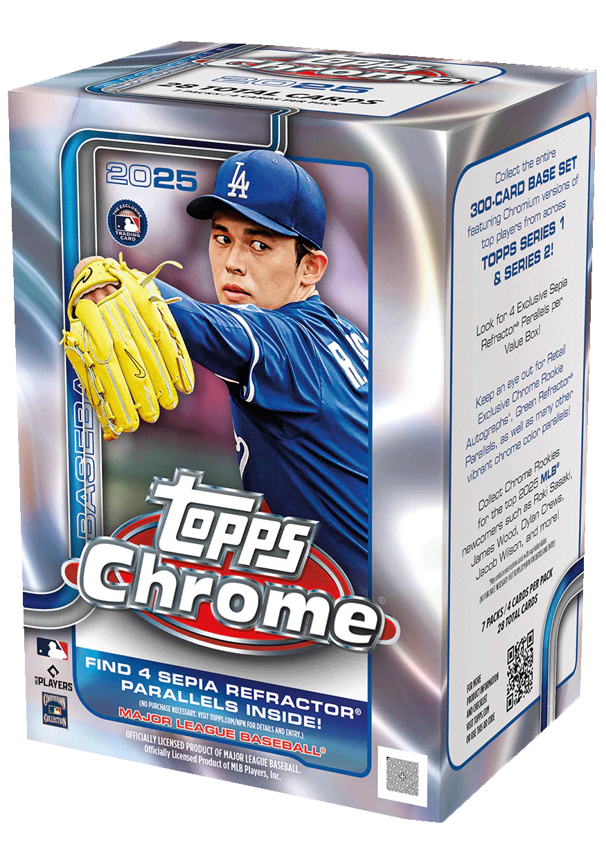 2025 Topps Chrome Baseball Blaster Box