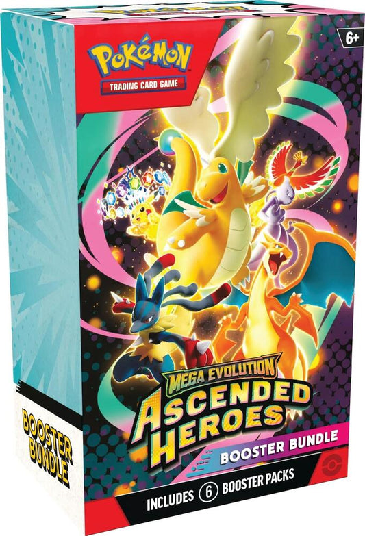 Pokémon TCG: Mega Evolution Ascended Heroes Booster Bundle