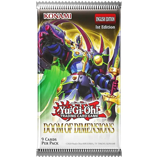 Yu-Gi-Oh! Doom of Dimensions 1st Edition Booster Pack