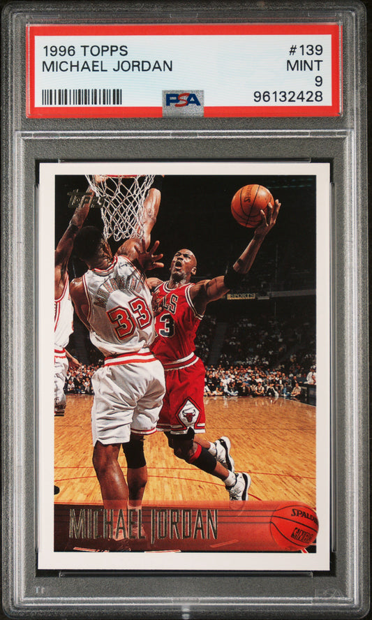 1996 Topps Michael Jordan PSA 9