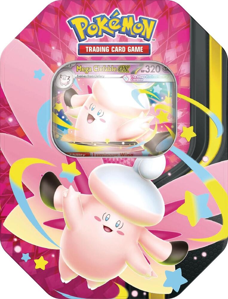 2026 Pokemon Mega Gengar/Mega Clefable tin
