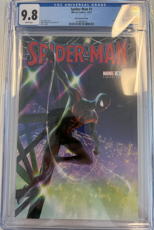 Spider-Man #1 12/22 Marvel Comics CGC 9.8 R1C0 Variant Cover