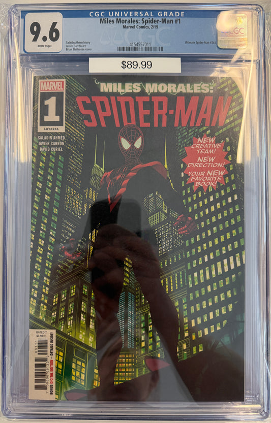 Miles Morales: Spider-Man #1 2/19 Marvel Comics CGC 9.6