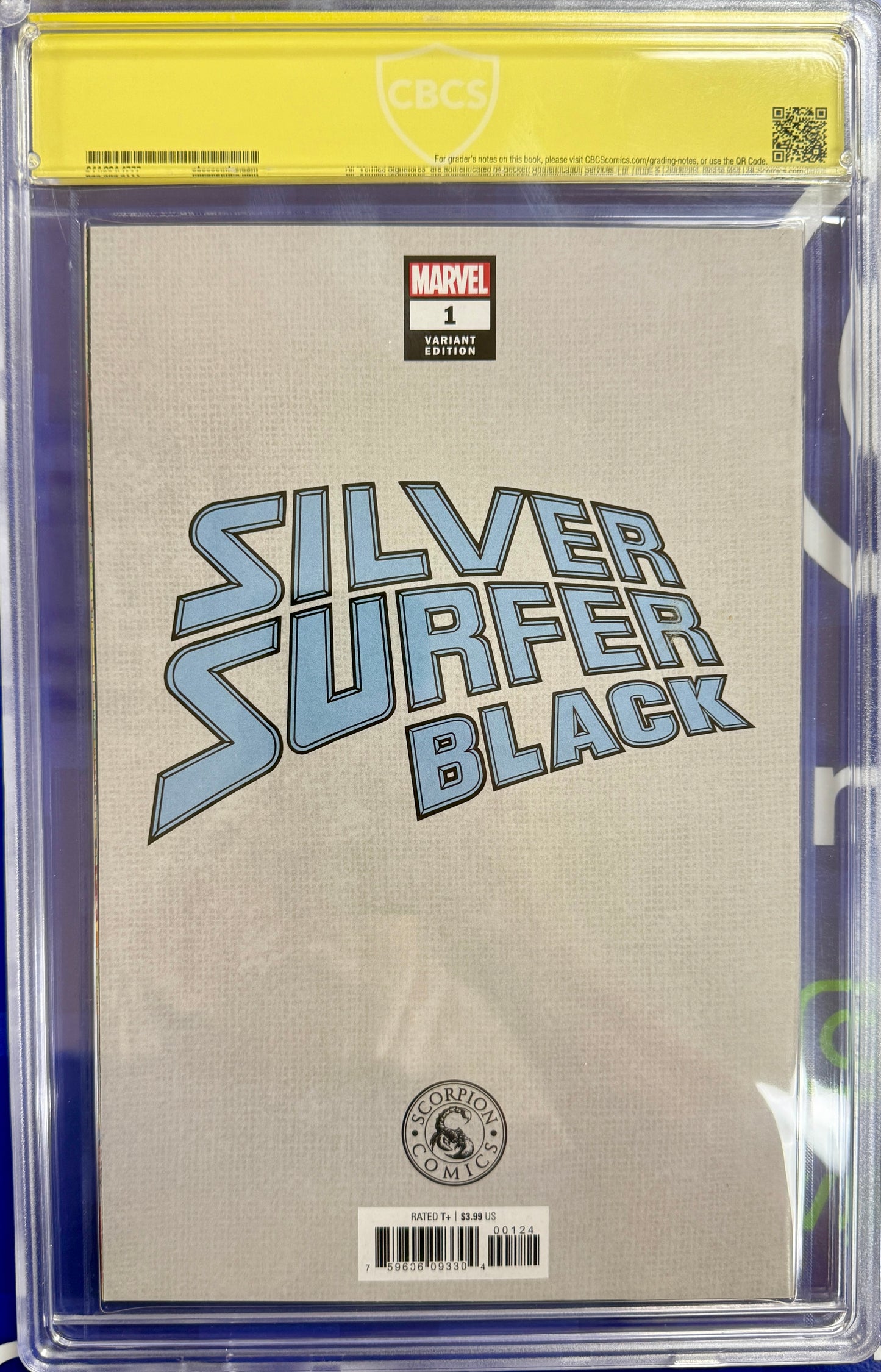 Silver Surfer Marvel Comics 8/19 CBCS 9.6 Clayton Crain Donny Cates Autos