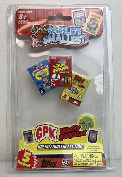 World's Smallest Micro Card Collection Wacky Packages Garbage Pail Kids GPK
