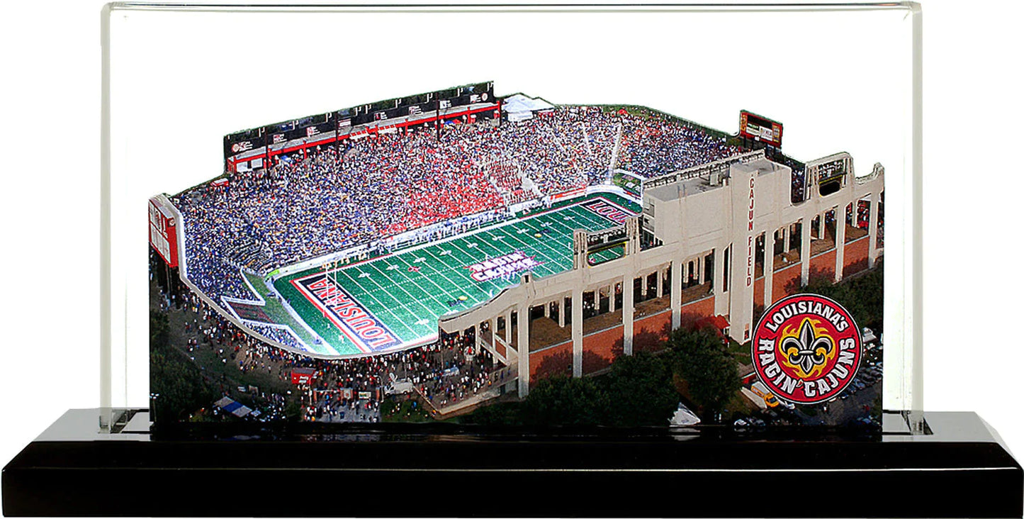 Louisiana Lafayette Ragin Cajuns - NCAA Stadium Replica with LEDs