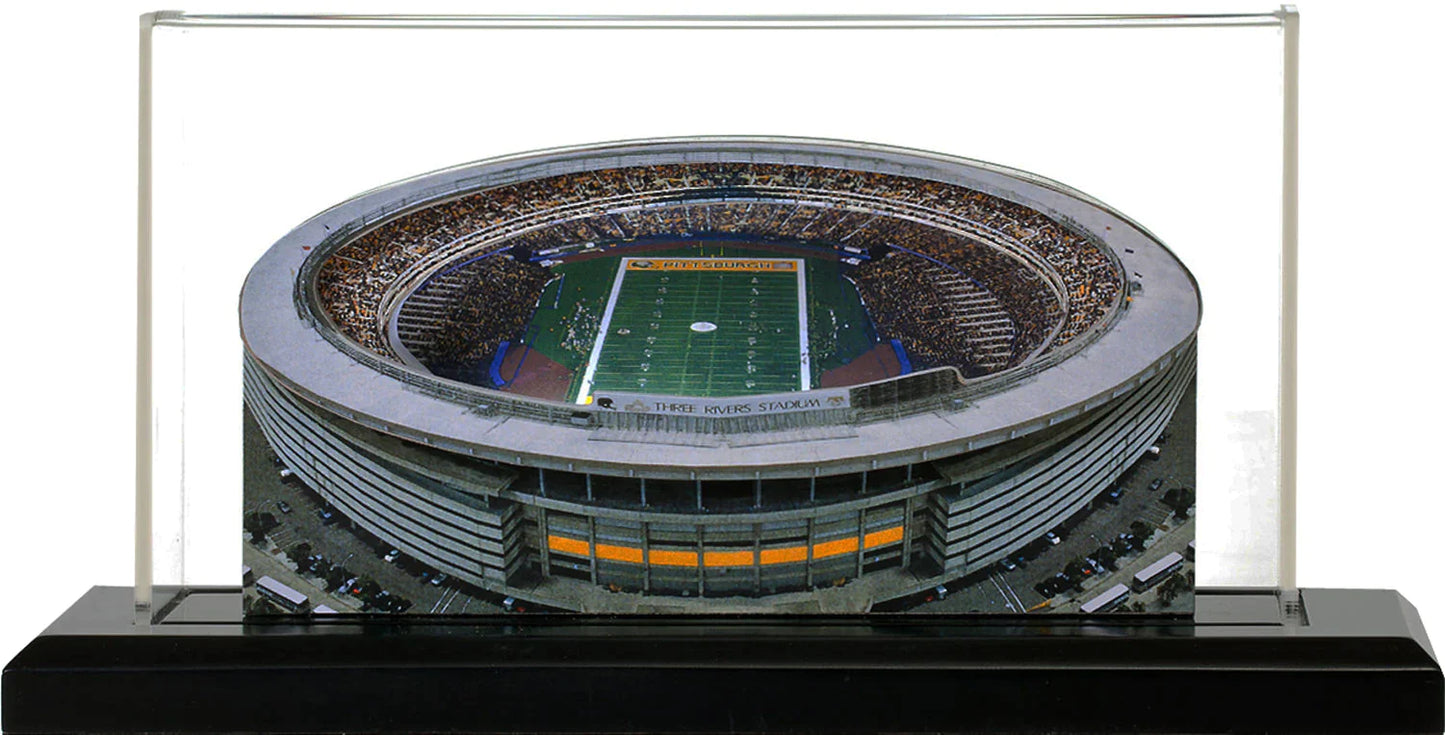 Pittsburgh Steelers - Three Rivers Satadium (1970-2000) NFL Stadium Replica with LEDs