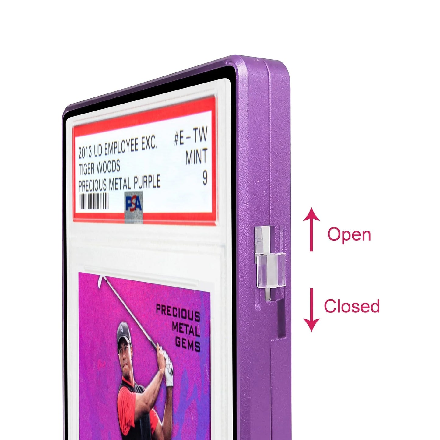 Standard PSA Slabmags Case - Matte Purple (Compatible With Standard CGC Slabs)*