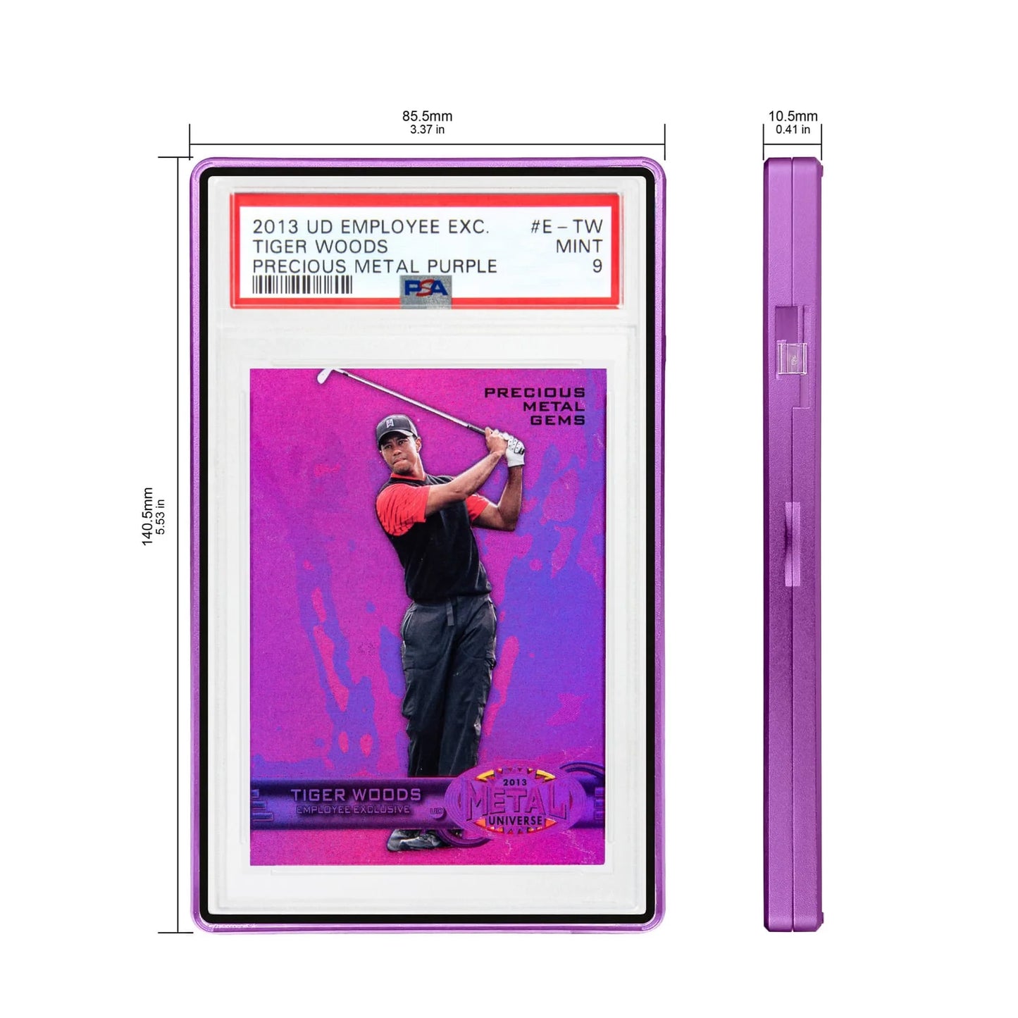 Standard PSA Slabmags Case - Matte Purple (Compatible With Standard CGC Slabs)*